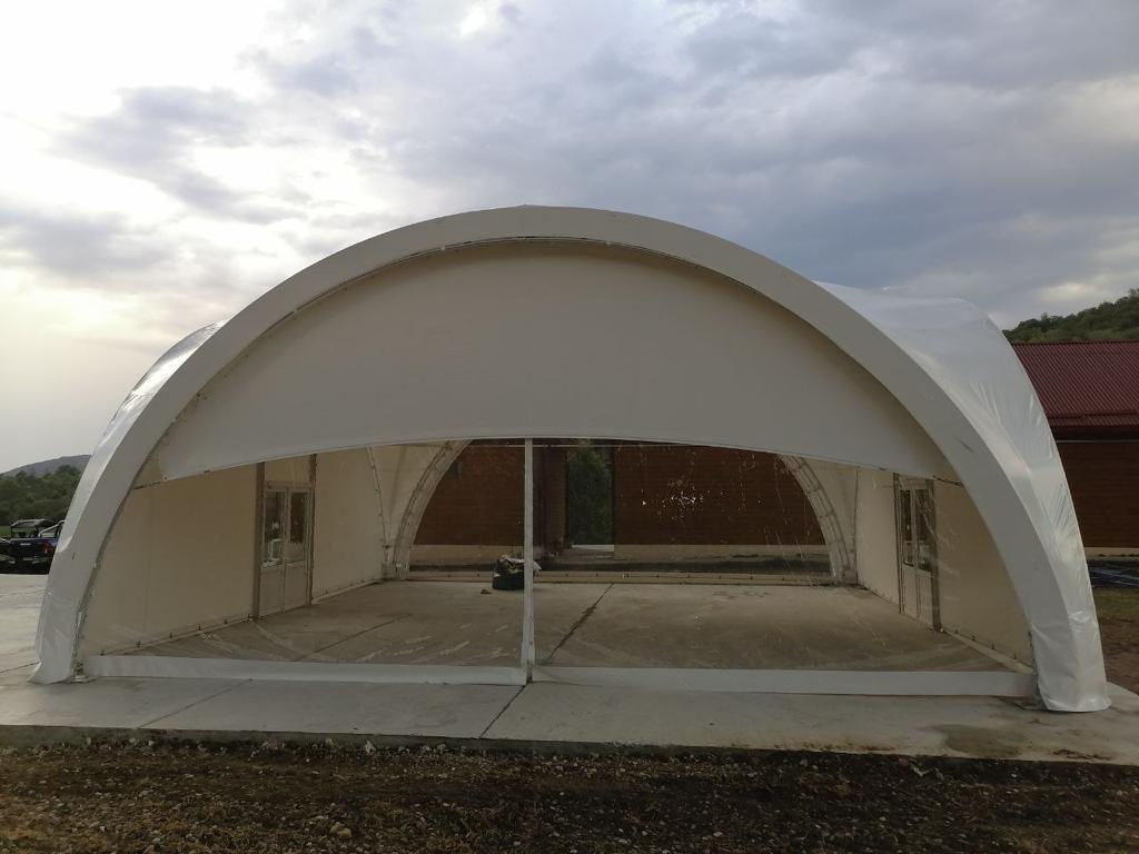Аренда шатра в Новосибирске шатер Арочный 10x10