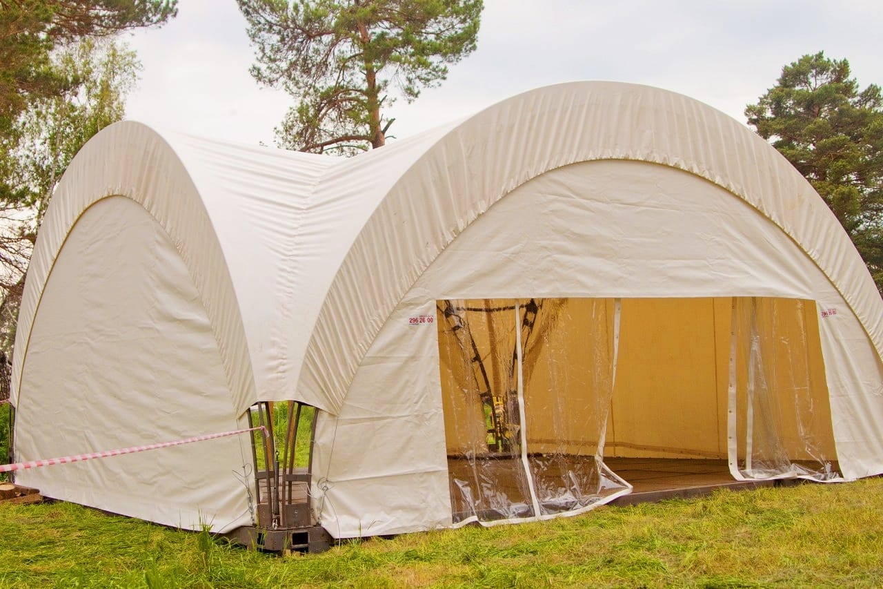 Аренда шатра в Новосибирске шатер Арочный 6x6